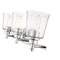 Z-Lite Bohin 3 Light Vanity, Chrome And Clear Seedy 464-3V-CH - alternate 4